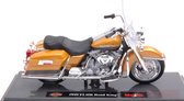 Maisto Harley-davidson FLHR ROAD KING 1999 goud/zwart schaalmodel 1:18