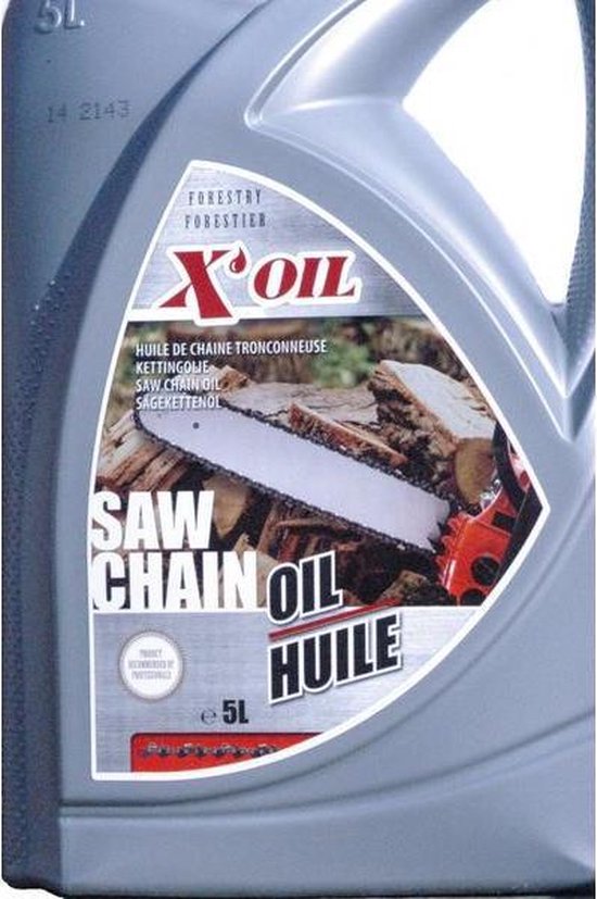 X'OIL 8102318 Zaagkettingolie - 5 liter - Viscositeitsindex 97 - 100mm²/s op 40 graden van X'OIL — afbeelding 3