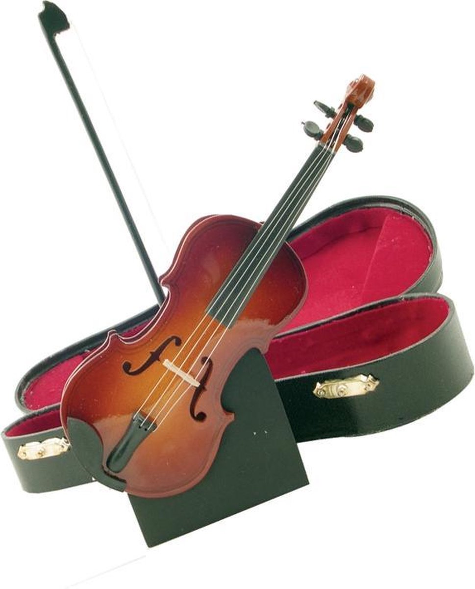 Music Gifts - Miniatuurinstrument viool met muziekspeeldoos