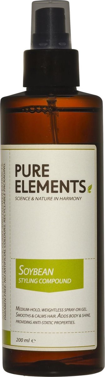 Pure Elements Soybean Styling Compound 200ml | Natuurlijke stylingcrème voor alle haartypes