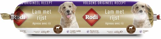 Rodi Worst Lam/Rijst - Hondensnack