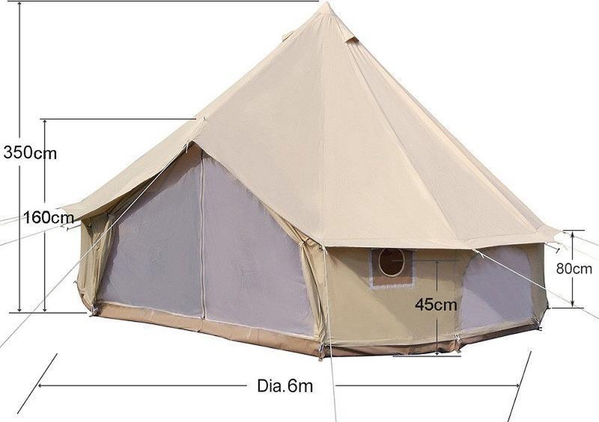 Safari tent 6 meter | bol.com
