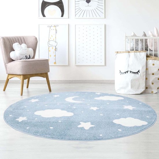 the carpet Elisa – Kinderkamer Speelkleed – Onderhoudsvriendelijk & Duurzaam – Crème