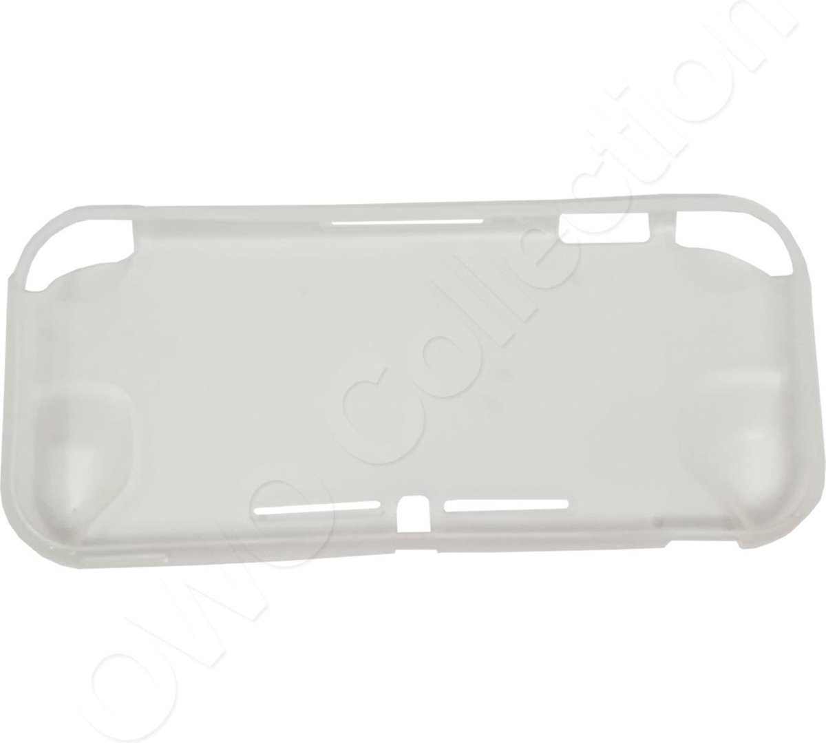 OWO - beschermende soft cover geschikt voor Nintendo Switch LITE - goede case met betere grip voorkomt ook kramp aan de hand - transparant