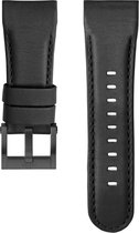 Black leather XL strap with black clasp