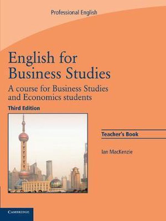 English For Business Studies Teachers Bk