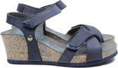 Panama Jack Sandaal Vieri Basics B1 Nubuck Blauw