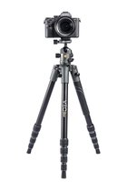 Vanguard VEO 2 S 235AB |  Vlog-Beeldbellen-Video-Smartphone-Camera Statief |Macro | Statief + Eénbeen | Grijs