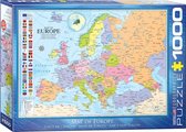 Puzzel - Kaart van Europa - 1000st.