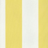 Acrisol Creta Trigo 1151 wit, geel gestreept stof per meter buitenstoffen, tuinkussens, palletkussens