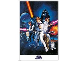 Star Wars Poster - Darth Vader - Luke Skywalker - Han Solo - Stormtrooper - 61 x 91.5 cm