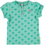 Babyface meisjes t-shirt groene bollen - Maat 74