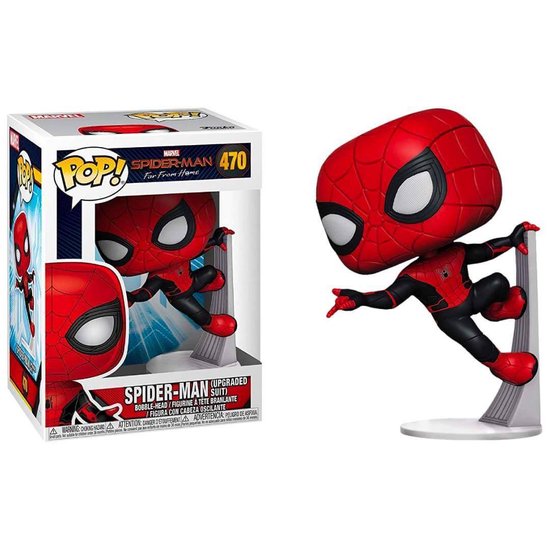 Funko Pop! Marvel: Spider-Man Far from Home - Spider-Man Upgraded Suit |  bol.com