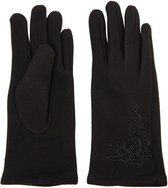 Handschoenen | Zwart | Katoen / Polyester | Hand | Strikje | Juleeze | JZGL0005Z
