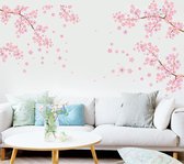 Vwist Muursticker Bloesem - Roze - Bloemen - XXL Muursticker - 188 x 195 CM