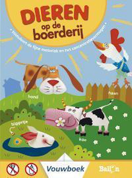 Vouw Je Mee? Dieren Op De Boerderij - cover