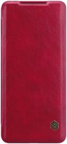 Nillkin Qin Series Book Samsung Galaxy S20 Ultra Hoesje Leer Rood