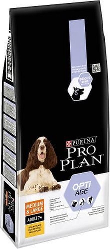 Pro Plan Medium & Large Adult 7+ - Hondenvoer Kip Met Optiage - 14 kg