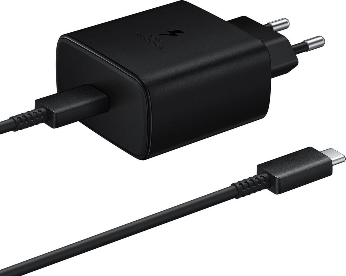 Samsung PD 45W Wall charger - USB-C Snellader - Black