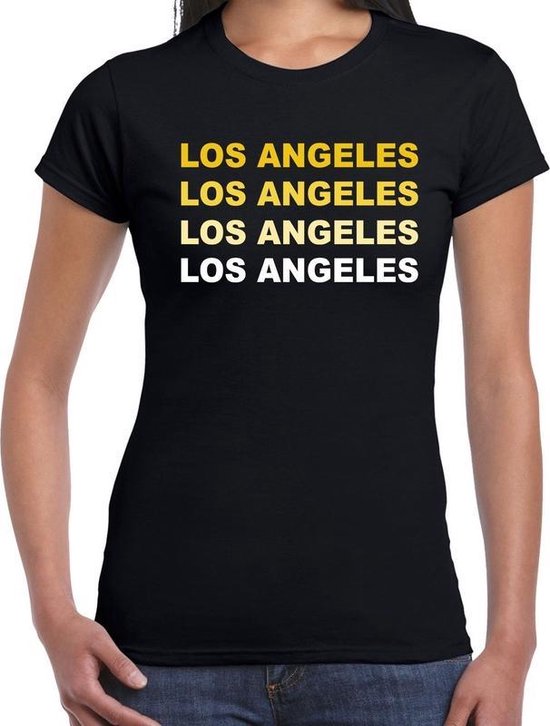 Los Angeles / L.A. t-shirt zwart voor dames - USA / wereldstad shirt /  kleding XS | bol.com