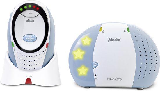 Alecto DBX-85 ECO Dect Babyfoon - Wit/Blauw