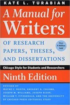 A Manual for Writers of Research Papers, Theses, and Dissertations, Ninth Edition