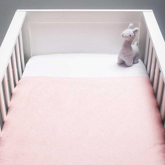 Laken 75x100cm Mini dots blush pink