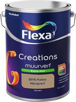 Flexa Creations Muurverf - Extra Mat - Mengkleuren Collectie - 85% Kokos  - 5 liter