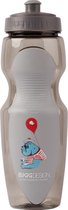 Biggdesign Waterfles - Drinkfles 0.70L - Drinkfles Kinderen - Waterfles met Design - Bidons - BPA vrij - Grijs