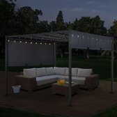 Paviljoen Cavo - 3 x 3 m - incl. LED - Grijs