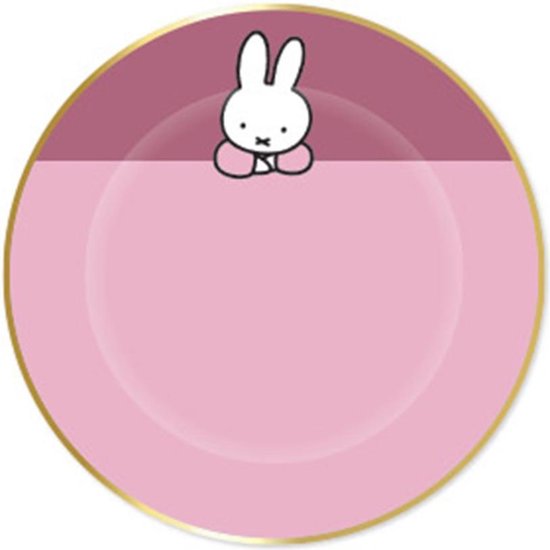 Bekers Nijntje baby roze 18 cm 8 stuks Bekers Nijntje baby roze 18 cm 8 stuks