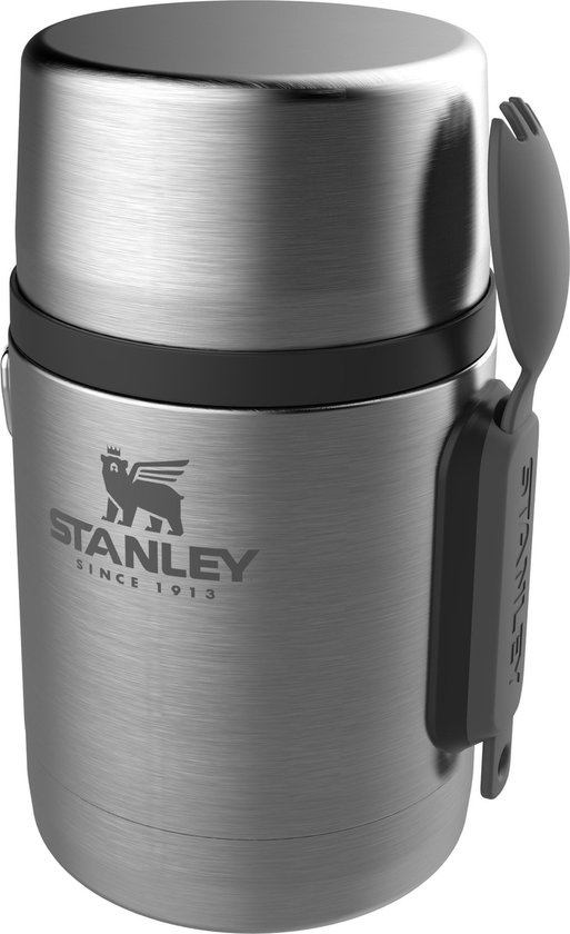 Bol Com Stanley The Stainless Steel All In One Food Jar Thermosfles Met Spork 530 Ml Rvs