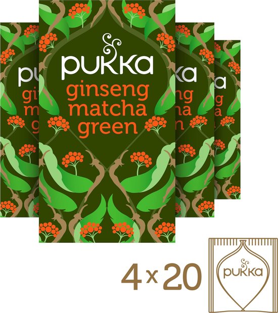 Pukka Ginseng Matcha Green Thee - 4 x 20 zakjes