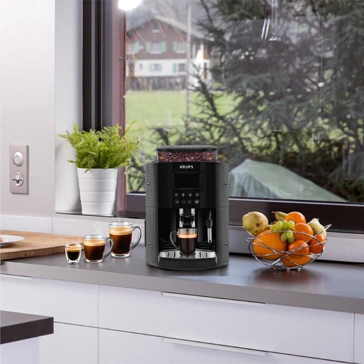 Krups EA 8160 machine à café Entièrement automatique Machine à expresso 1,8  L