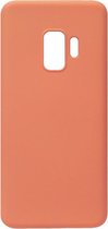 ADEL Premium Siliconen Back Cover Softcase Hoesje Geschikt Voor Samsung Galaxy S9 Plus - Oranje