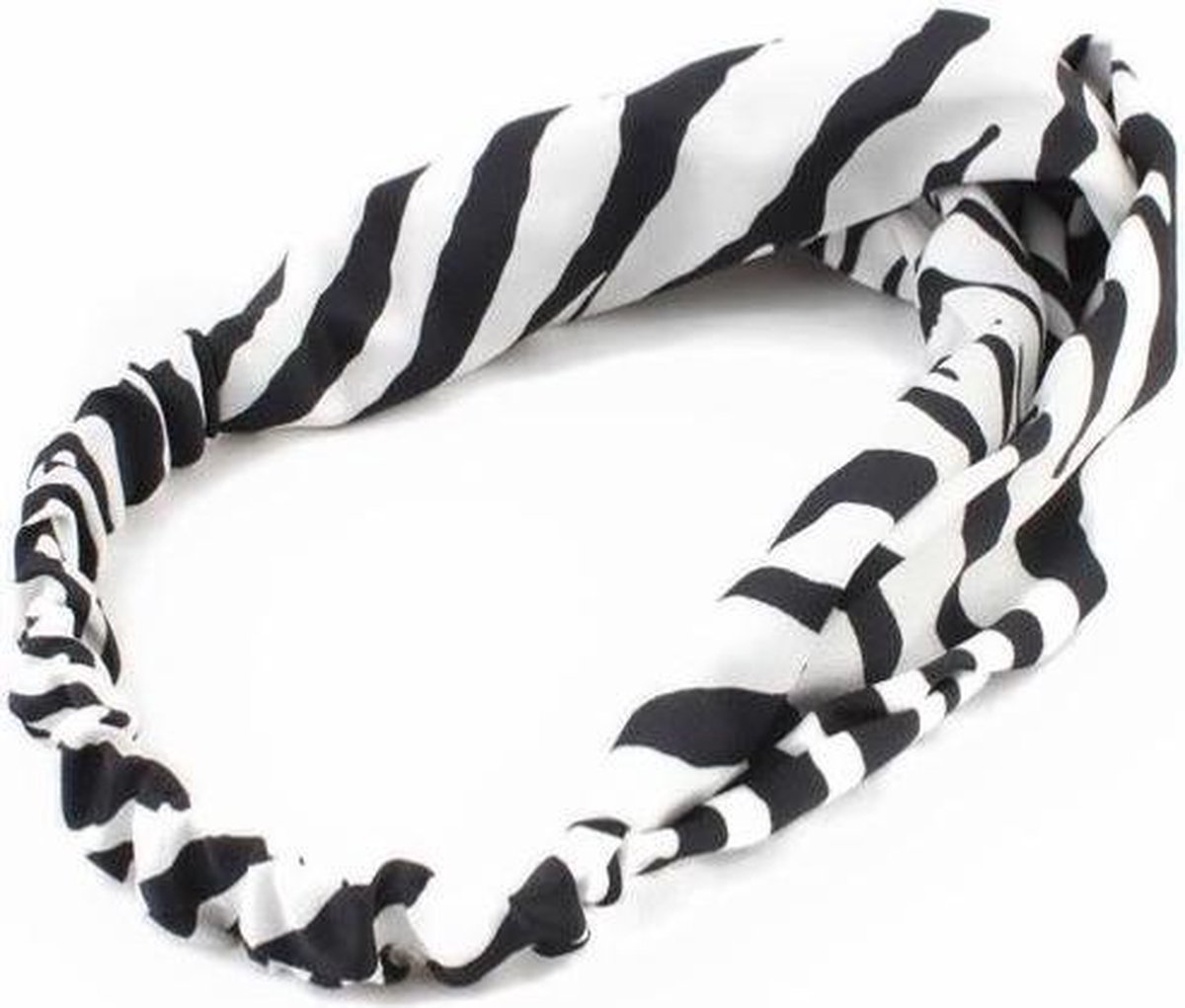 Satijnen haarband met zebra/dieren print | bol.com