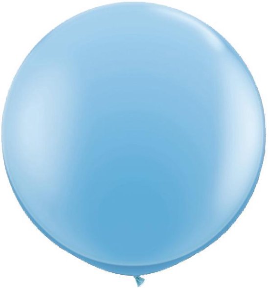 MEGA Topping ballon 61 cm Baby Blauw