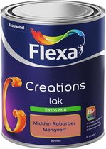 Flexa Creations - Lak Extra Mat - Mengkleur - Midden Rabarber - 1 liter