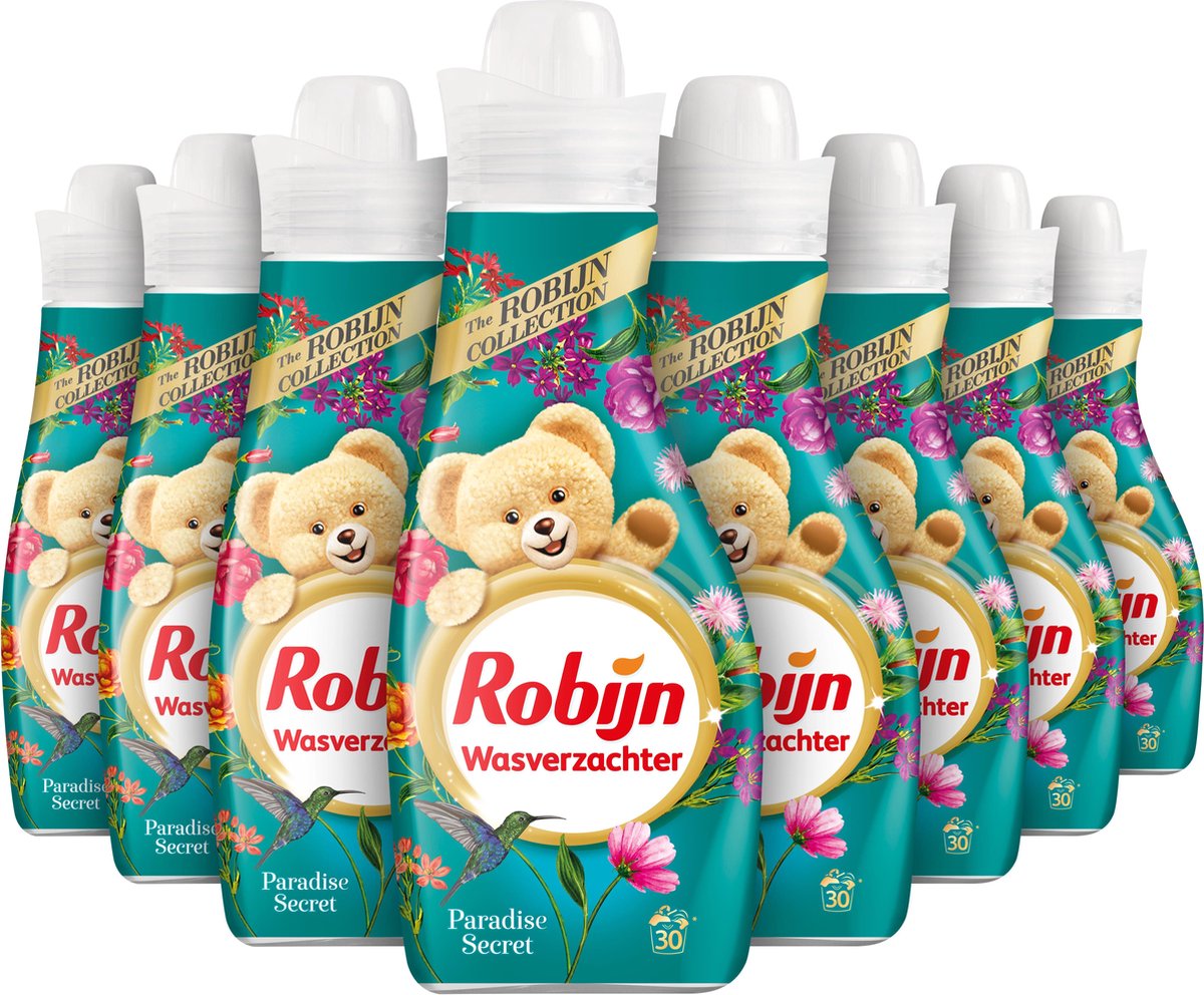 Robijn Paradise Secret Wasverzachter - 8 x 30 wasbeurten - Voordeelverpakking