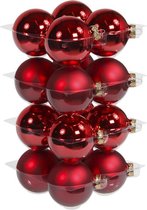 Boules de Noël - 8cm - Boîte 16 pcs