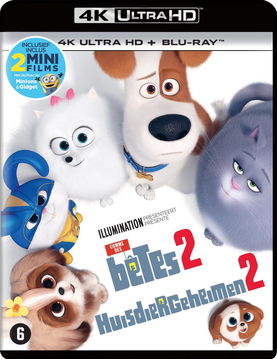 Huisdiergeheimen 2 (4K Ultra HD Blu-ray)-