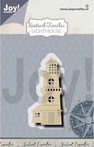 Joy!Crafts • Snij- embosstencil lighthouse vuurtoren