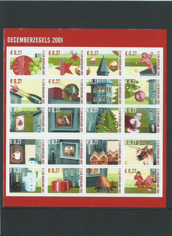 Thumbnail van een extra afbeelding van het spel Jaarcollectie 2001 - Nederlandse Postzegels.