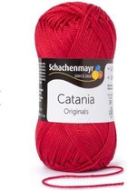 10 bollen Catania Orignals 50 g kleur kersenrood