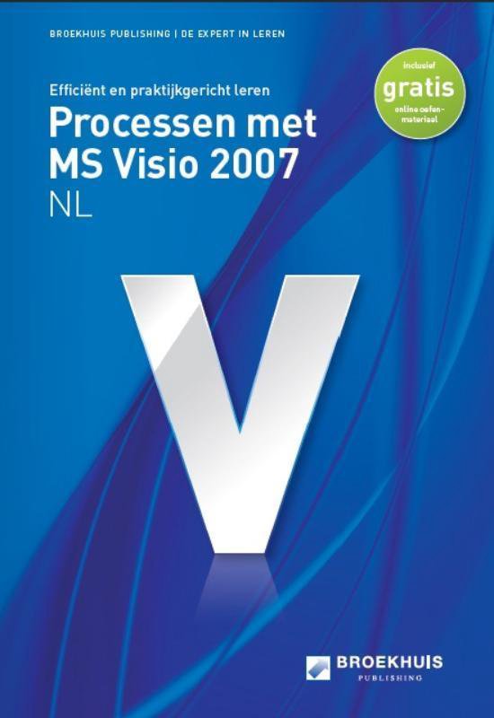 Cover van het boek 'Processen in MS Visio NL' van P. van Arkel
