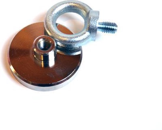 Neodymium Vismagneet 75 kg trekkracht | Sterke kinder magneet | Tijdelijk ✓ Gratis touw | ✓ Gratis geleverd