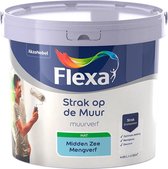 Flexa Strak op de muur - Muurverf - Mengcollectie - Midden Zee - 5 Liter