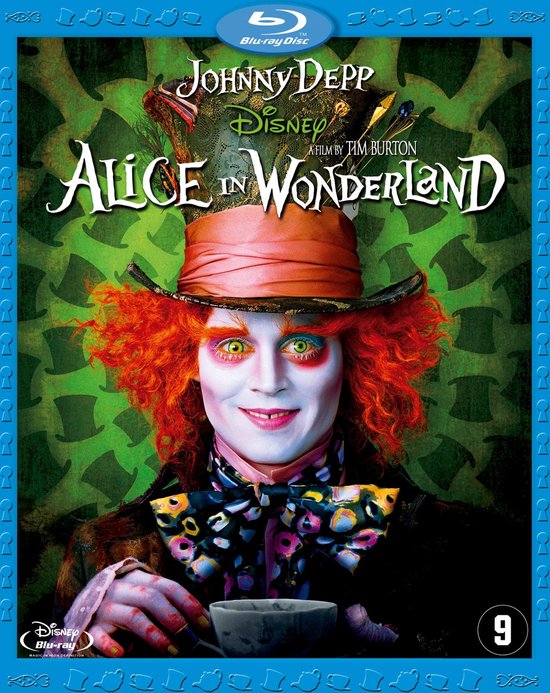 Cover van de film 'Alice In Wonderland'
