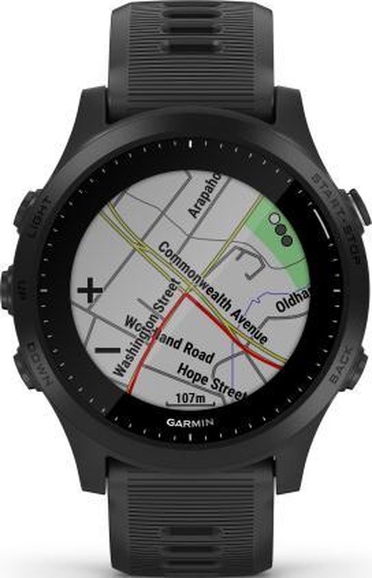 | Garmin Forerunner 945 sporthorloge met hartslagmeter - 47 mm - Zwart