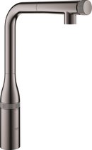 GROHE Essence Smartcontrol Keukenkraan - uittrekbare sproeikop - 360 graden draaibaar - hard graphite (antraciet) - 31615A00
